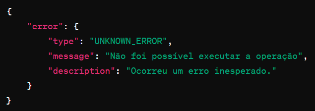 unknown error